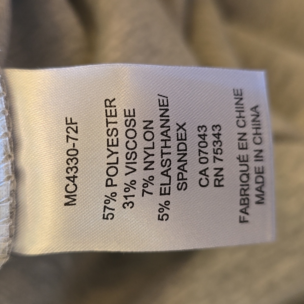Rachel Zoe, Mockneck Boxy Drop Shoulder Sweatshirt, Gray, EUC, Women's XL - Picture 14 of 14